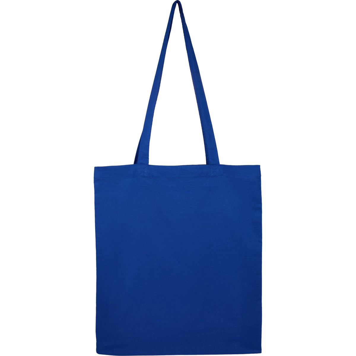 Carolina Slim Organic Cotton Tote, 4 oz - Royal - Back