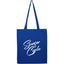 Carolina Slim Organic Cotton Tote, 4 oz - Royal - Front