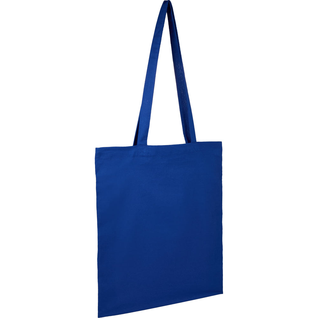 Carolina Slim Organic Cotton Tote, 4 oz - Royal - Right Angle