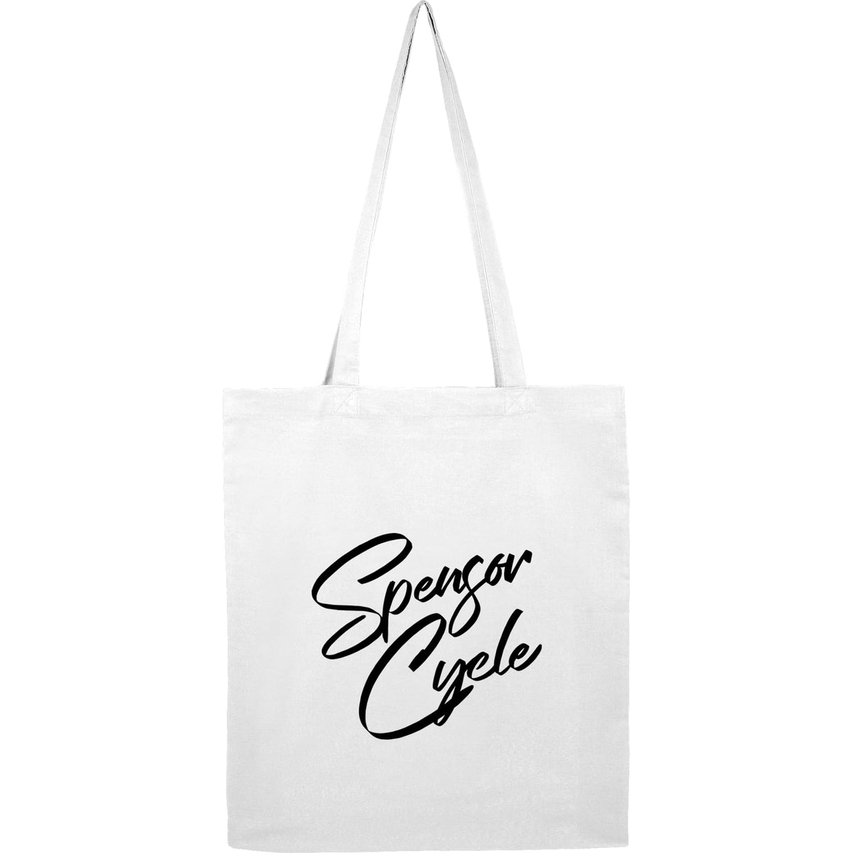 Carolina Slim Organic Cotton Tote, 4 oz - White - Front