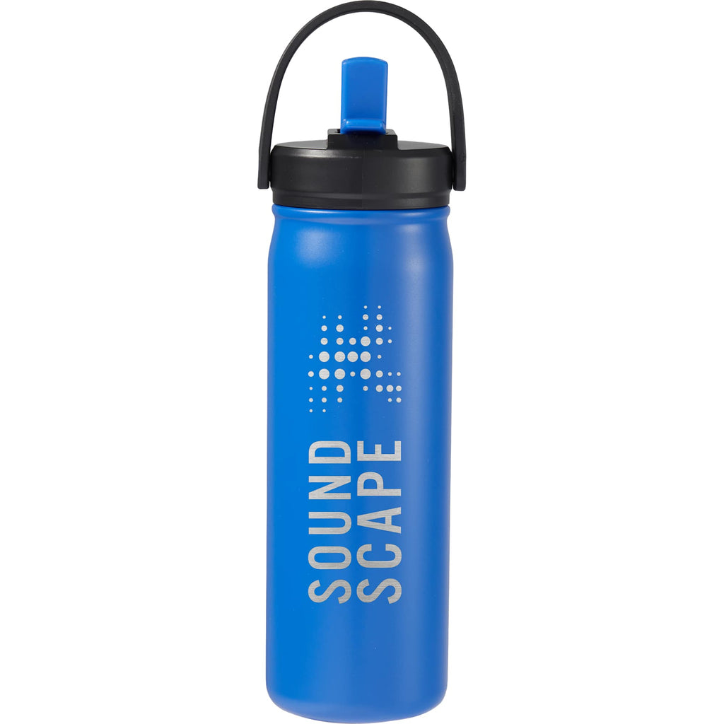 Carpo Insulated Straw Bottle, 20 oz - Bay Blue - Front