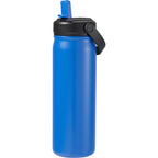 Carpo Insulated Straw Bottle, 20 oz - Bay Blue - Left Angle