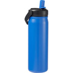 Carpo Insulated Straw Bottle, 20 oz - Bay Blue - Right Angle