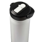 Carpo Insulated Straw Bottle, 20 oz Full Color - White - Detail 2