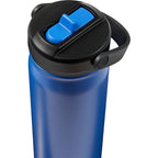 Carpo Insulated Straw Bottle, 20 oz Laser Engraving - Bay Blue - Detail 2