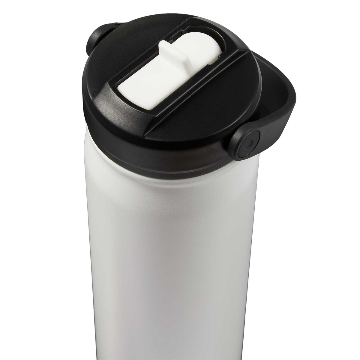 Carpo Insulated Straw Bottle, 20 oz Laser Engraving - White - Detail 2