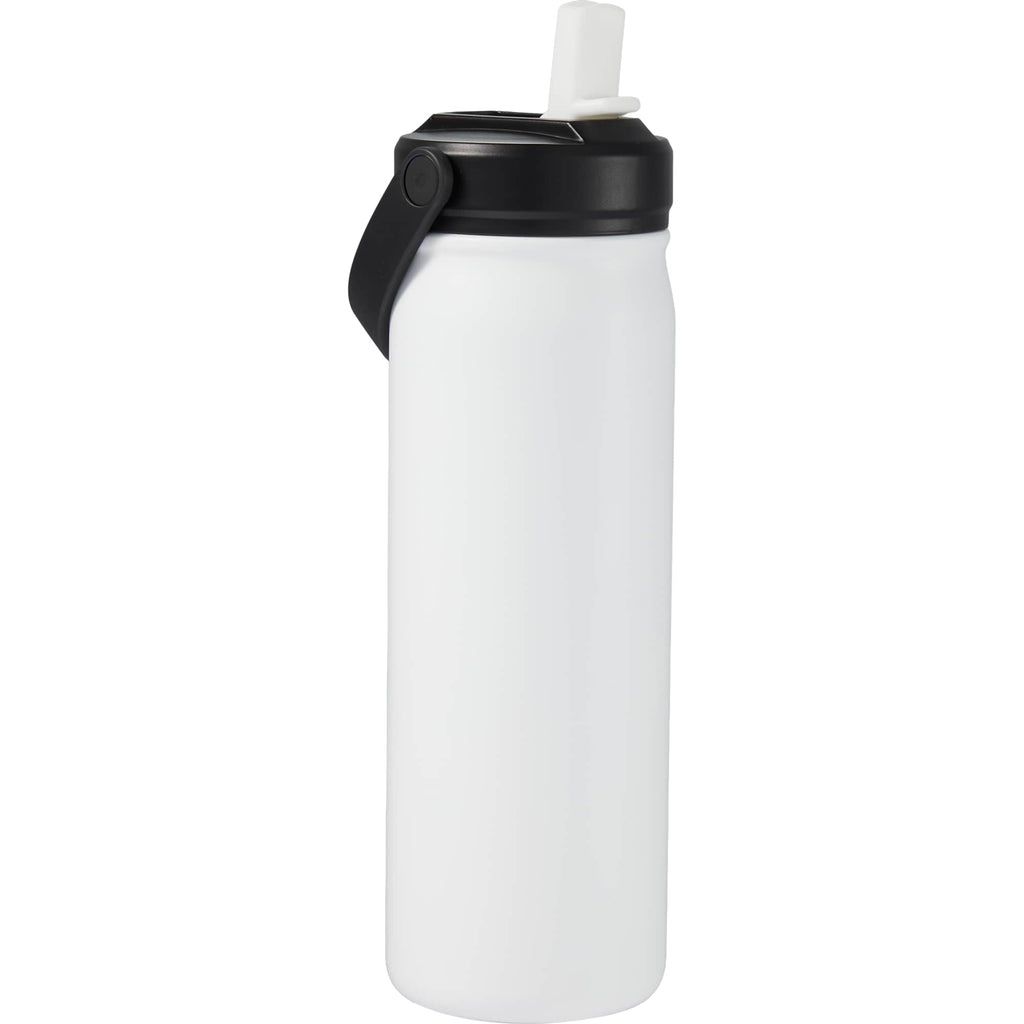 Carpo Insulated Straw Bottle, 20 oz - White - Right Angle