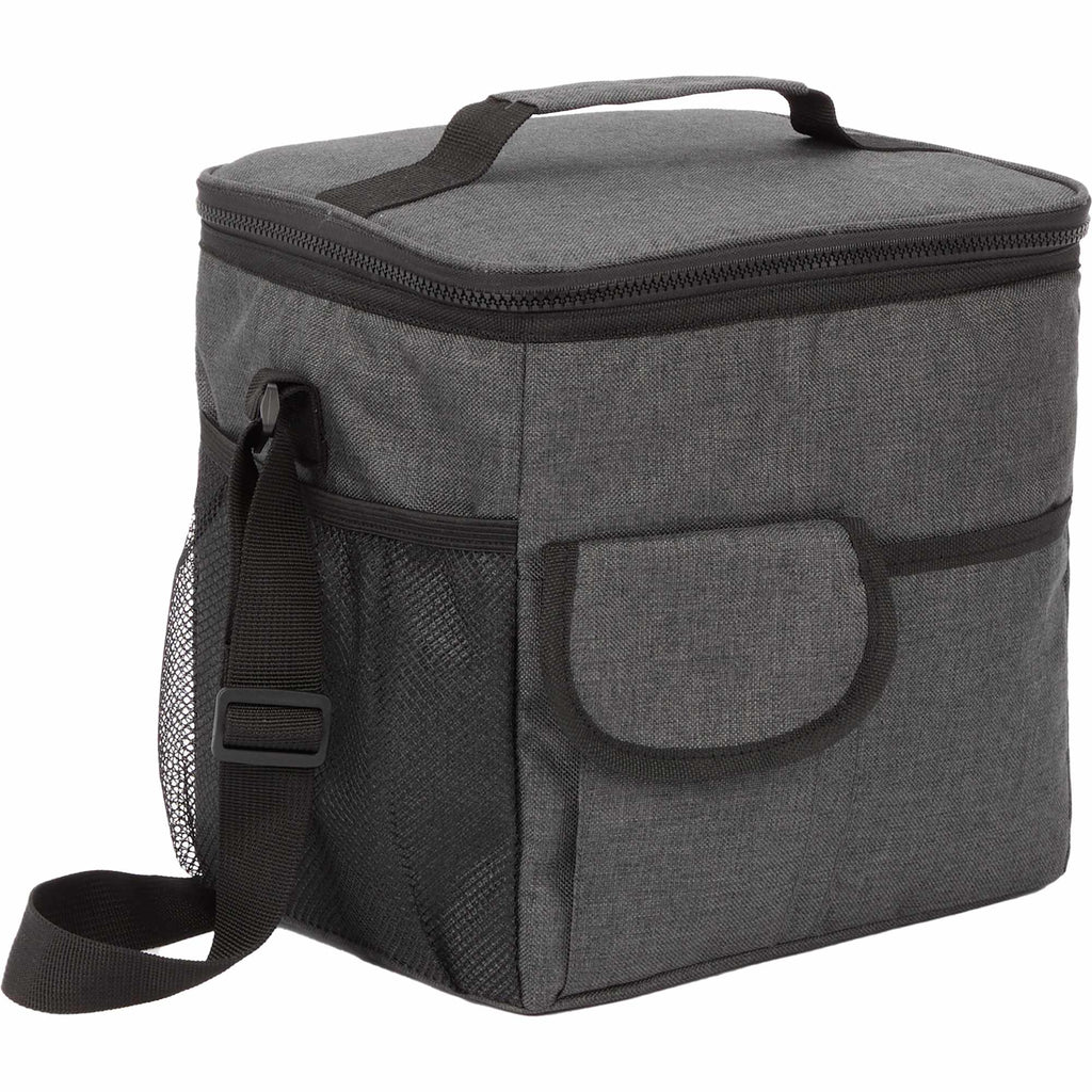 Carry-All Recycled Cooler for 18 Cans Transfer - Charcoal - Right Angle