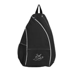 Carryall Backpack for Pickleball - Black - Silk Screen