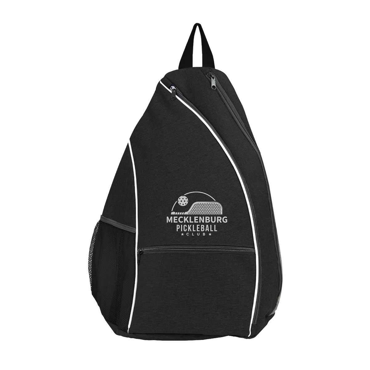 Carryall Backpack for Pickleball - Black - Silk Screen