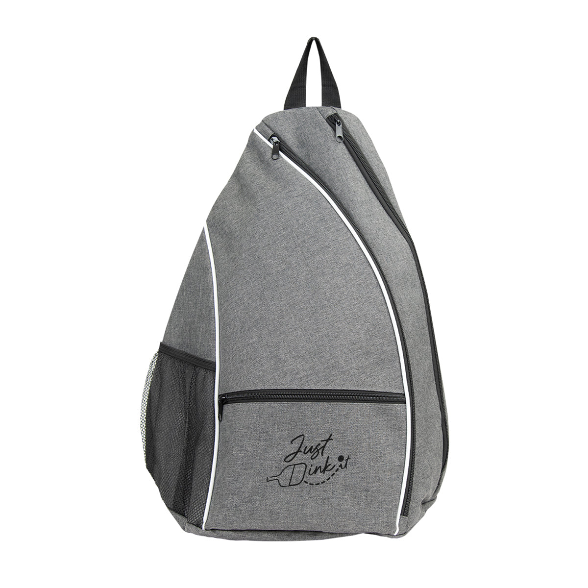 Carryall Backpack for Pickleball - Heather Gray - Silk Screen