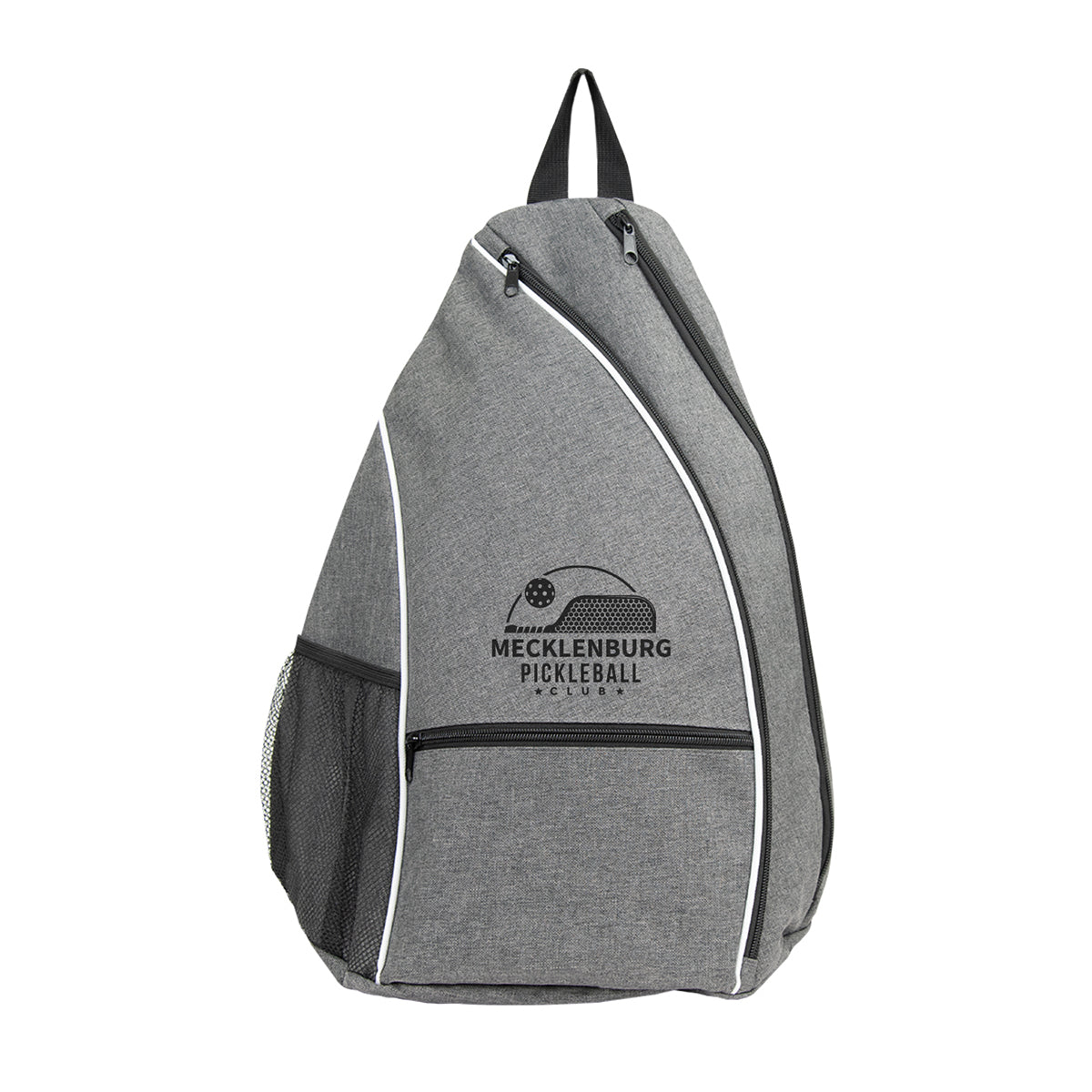 Carryall Backpack for Pickleball - Heather Gray - Silk Screen