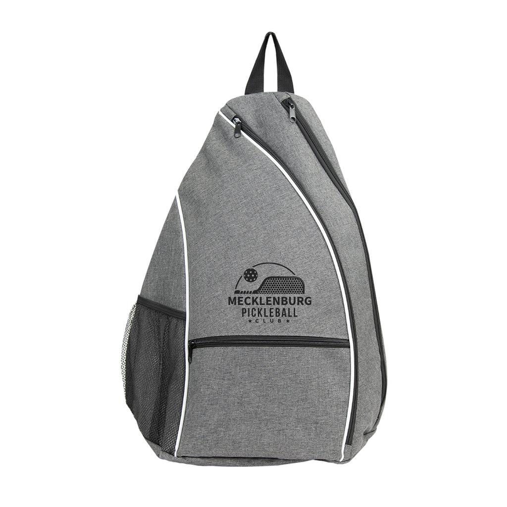 Carryall Backpack for Pickleball - Heather Gray - Silk Screen
