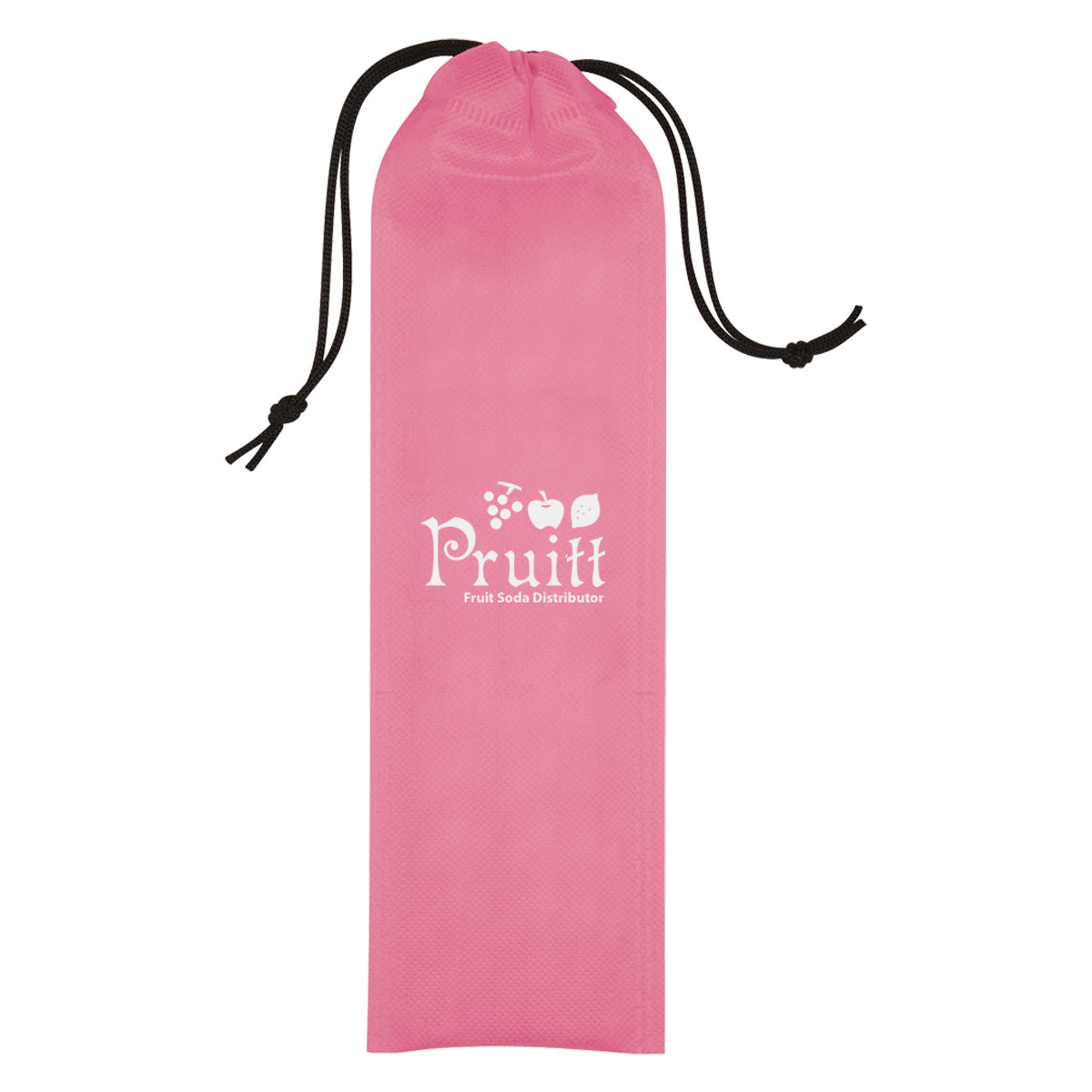 Carrying Pouch, Non-Woven - Pink - Silk Screen