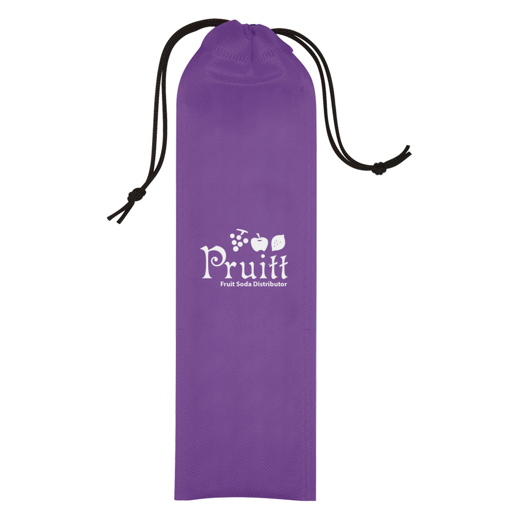 Carrying Pouch, Non-Woven - Purple - Silk Screen