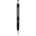 Carson Aluminum Ballpoint Pen with Stylus Laser Engraving - Black - Photo