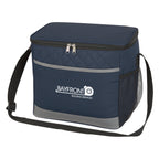 Carter Cooler Bag, Quilted - Navy - Silk Screen