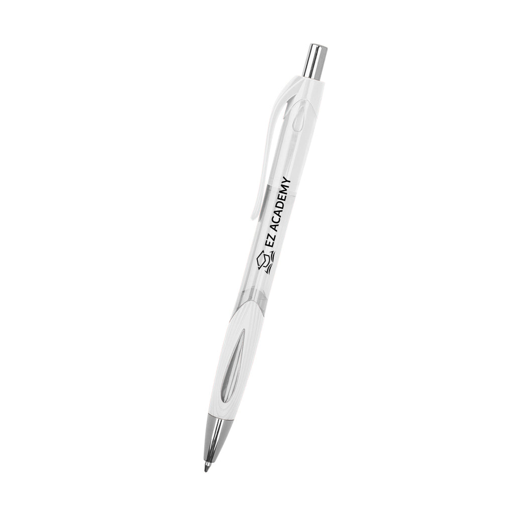 Carter Pen in Recycled ABS - White - Silk Screen