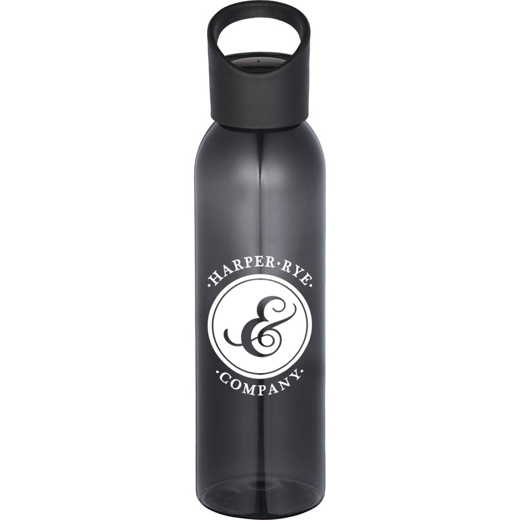 Casanova Slim Tritan Sports Bottle, 22 oz - Translucent Black - Front