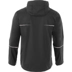 Cascade Lightweight Rain Jacket for Men Embroidery - Black - Back Flat