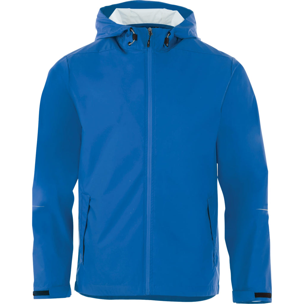 Cascade Lightweight Rain Jacket for Men Embroidery - Olympic Blue - Front Flat
