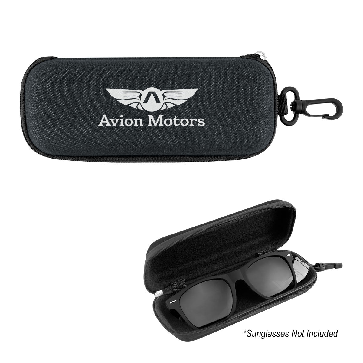 Case for Sunglasses - Black - Silk Screen