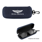 Case for Sunglasses - Navy - Silk Screen