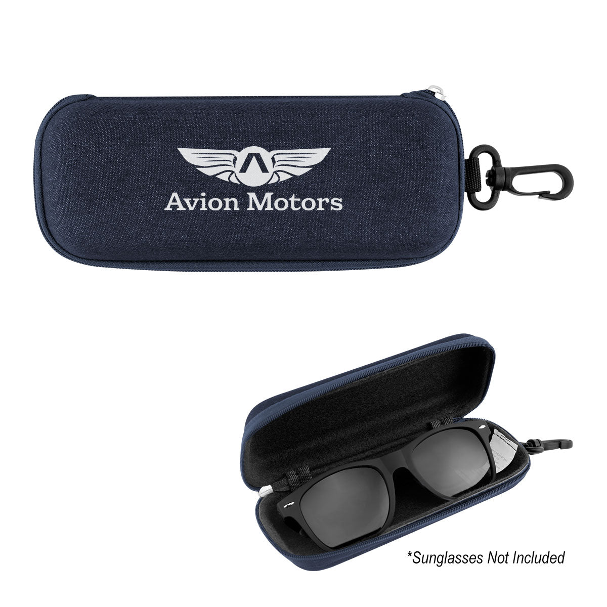 Case for Sunglasses - Navy - Silk Screen