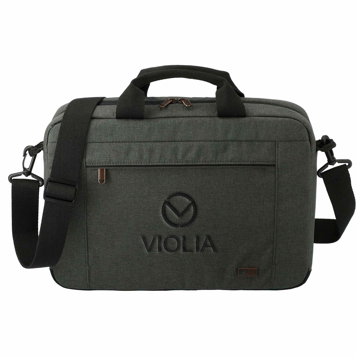 Case Logic Era Attache for 14 Inch Laptops Transfer - Charcoal - Front