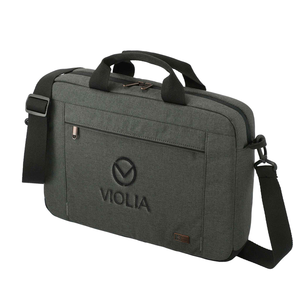 Case Logic Era Attache for 14 Inch Laptops Transfer - Charcoal - Left Angle