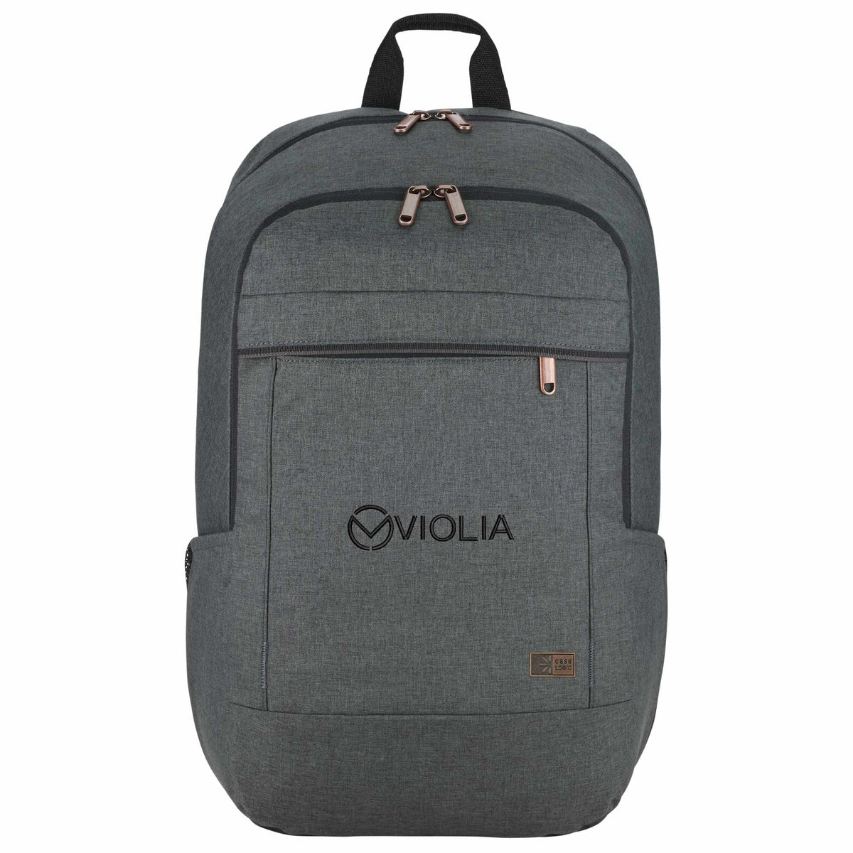 Case Logic Era Laptop Backpack, 16 Inch Embroidery - Charcoal - Front