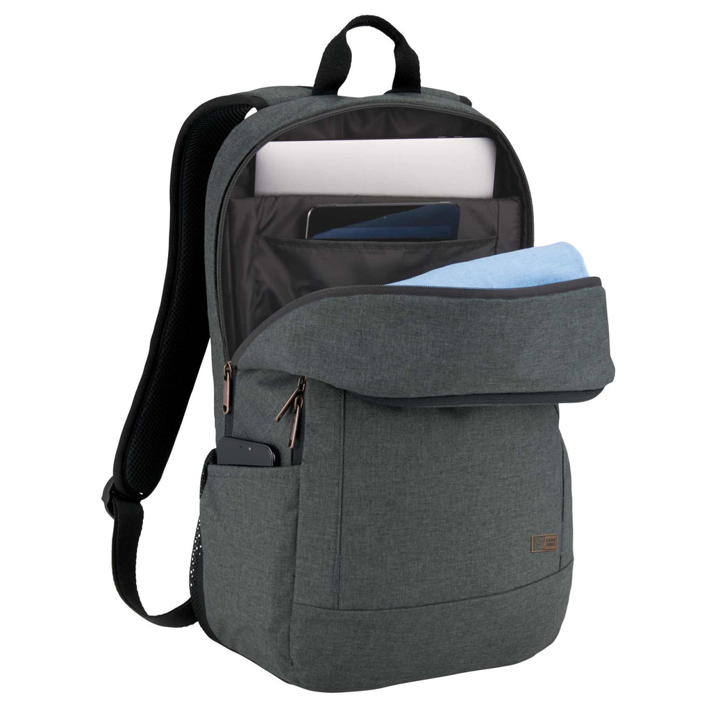 Case Logic Era Laptop Backpack, 16 Inch Embroidery - Charcoal - Photo