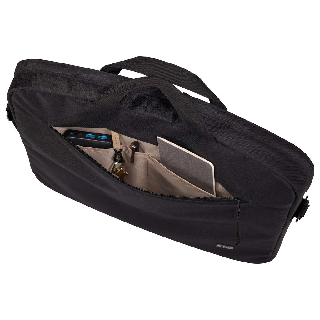 Case Logic Invigo Laptop Messenger Bag, 16 Inches Transfer - Black - Left Angle Top