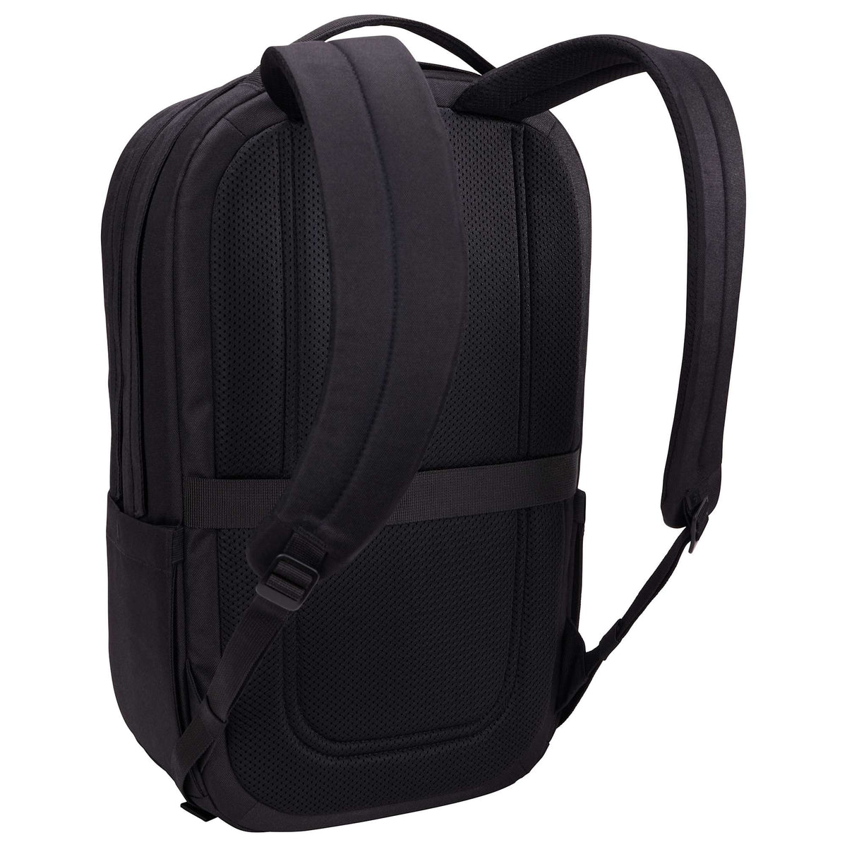 Case Logic Invigo Recycled Laptop Backpack, 16 Inch Embroidery - Black - Right Angle Back 2
