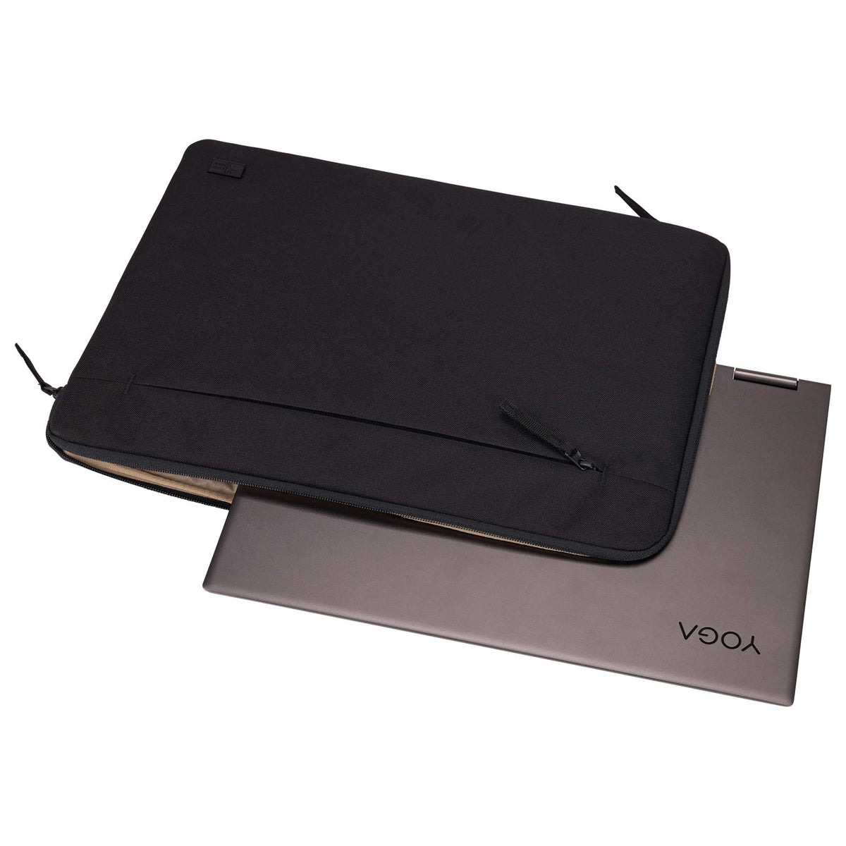 Case Logic Invigo Recycled Sleeve for 16 Inch Laptops Transfer - Black - Left Angle 2