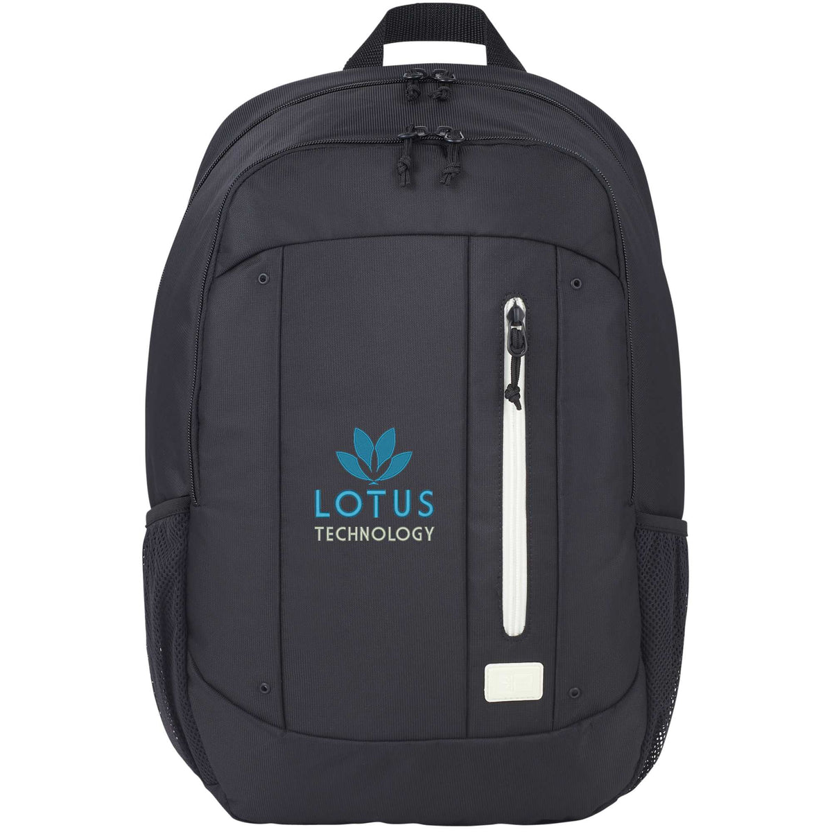 Case Logic Jaunt Recycled Backpack for 16 Inch Laptops Transfer - Black - Front