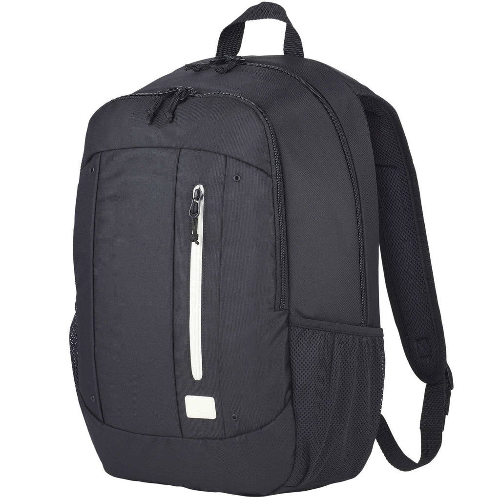 Case Logic Jaunt Recycled Backpack for 16 Inch Laptops Transfer - Black - Left Angle 2