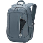 Case Logic Jaunt Recycled Backpack for 16 Inch Laptops Transfer - Gray - Left Angle 2