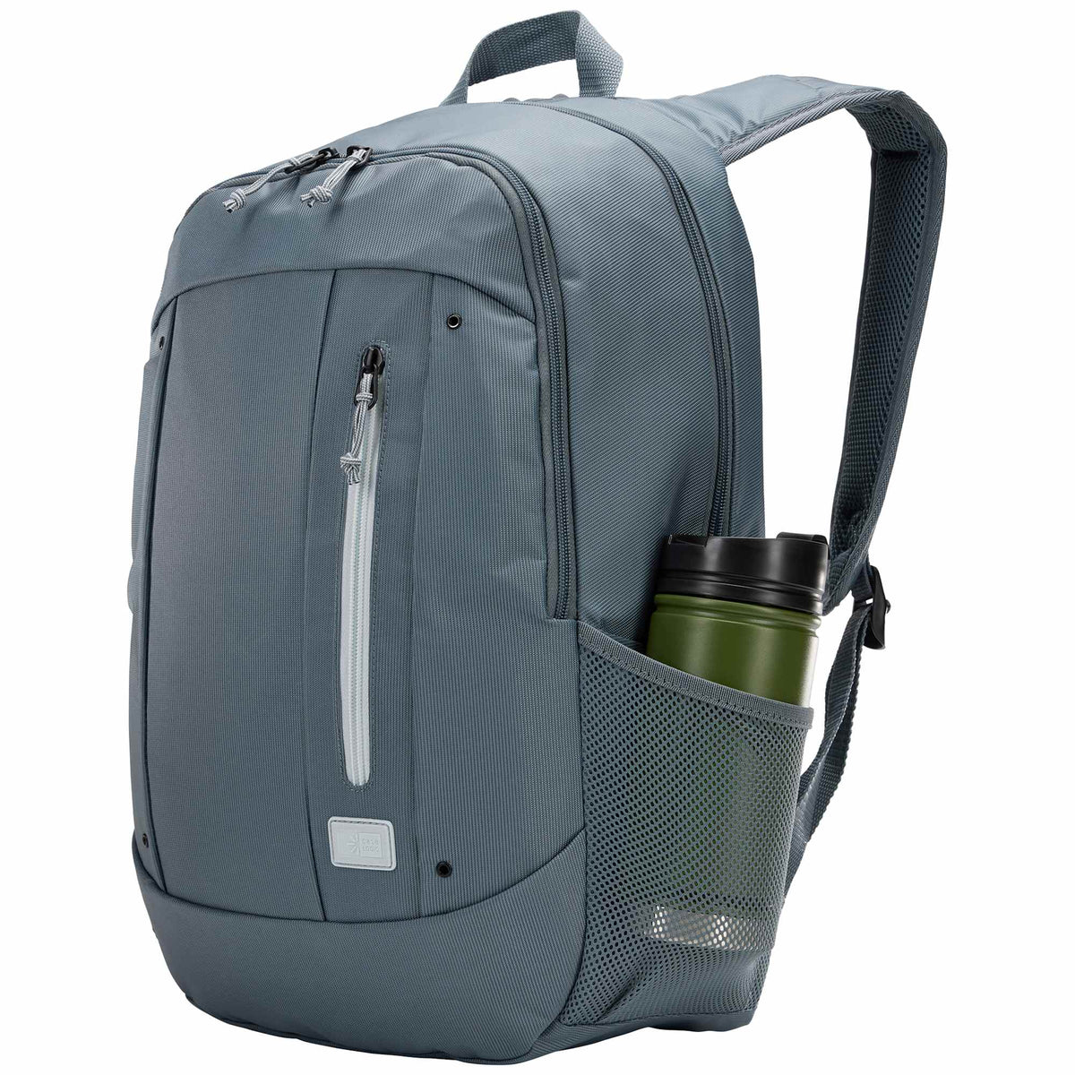 Case Logic Jaunt Recycled Backpack for 16 Inch Laptops Transfer - Gray - Left Angle