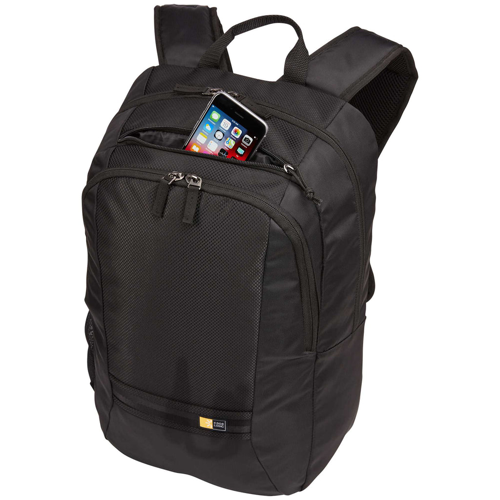 Case Logic Key Laptop Backpack, 16 Inch Transfer - Black - Left Angle 2