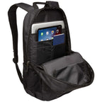 Case Logic Key Laptop Backpack, 16 Inch Transfer - Black - Right Angle Open 2