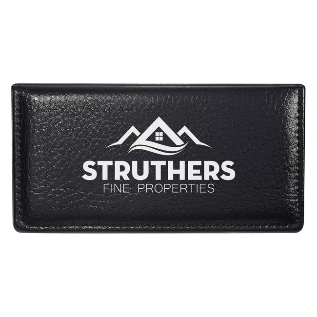 Case of Sticky Notes with Calendar, Leather Look