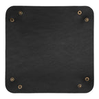 Catchall Tray in Leatherette - Black - Flat