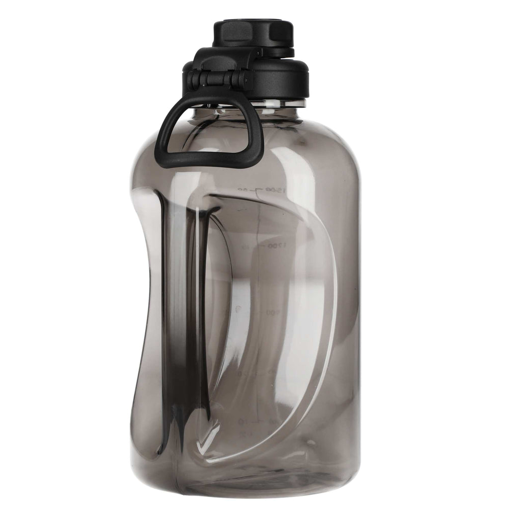 Cena Half Gallon Sports Jug in Recycled Plastic, 64 oz - Charcoal - Back