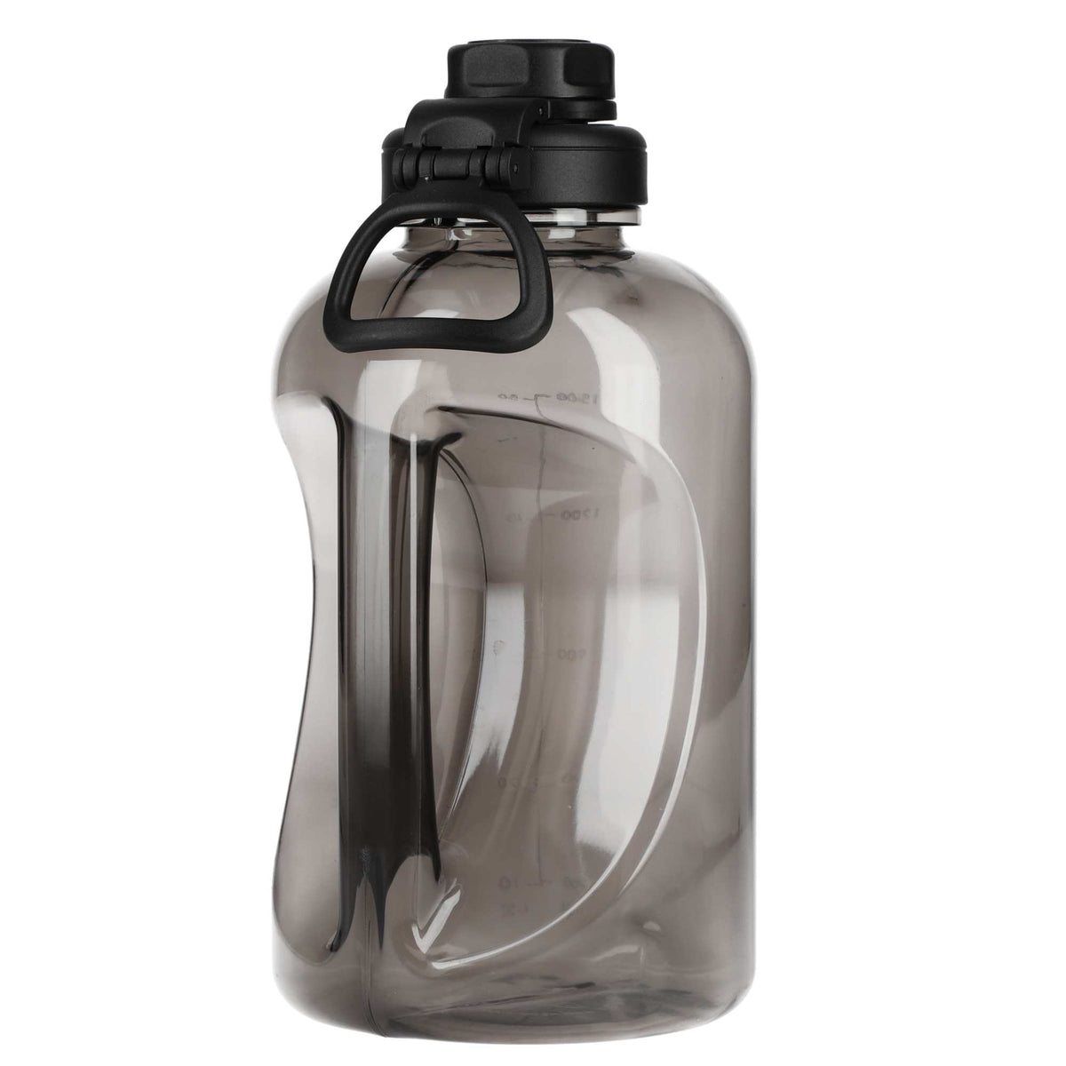 Cena Half Gallon Sports Jug in Recycled Plastic, 64 oz - Charcoal - Back