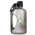 Cena Half Gallon Sports Jug in Recycled Plastic, 64 oz - Charcoal - Left Side