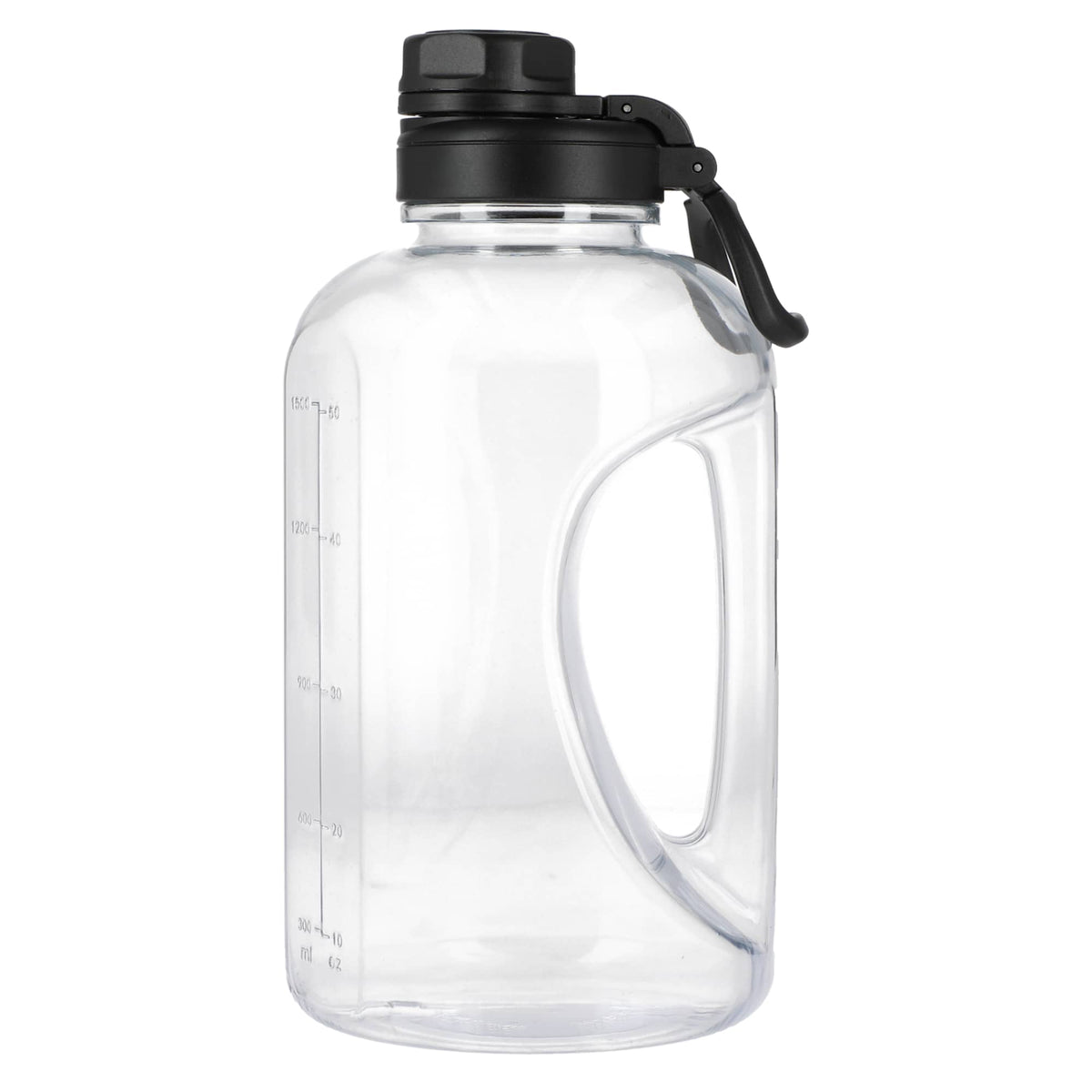 Cena Half Gallon Sports Jug in Recycled Plastic, 64 oz - Clear - Left Side 2