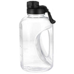 Cena Half Gallon Sports Jug in Recycled Plastic, 64 oz - Clear - Left Side
