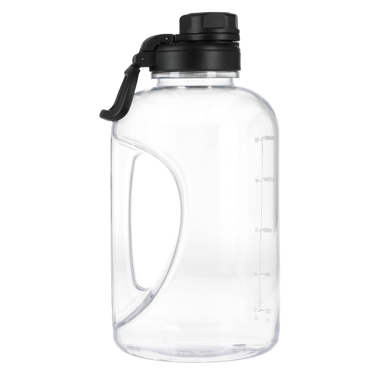 Cena Half Gallon Sports Jug in Recycled Plastic, 64 oz - Clear - Right Side 4