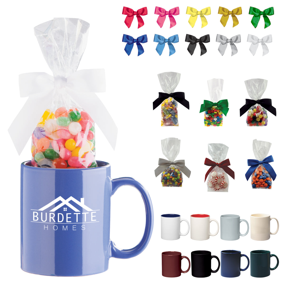 Ceramic Mug Filled with Candy - Ceramic
